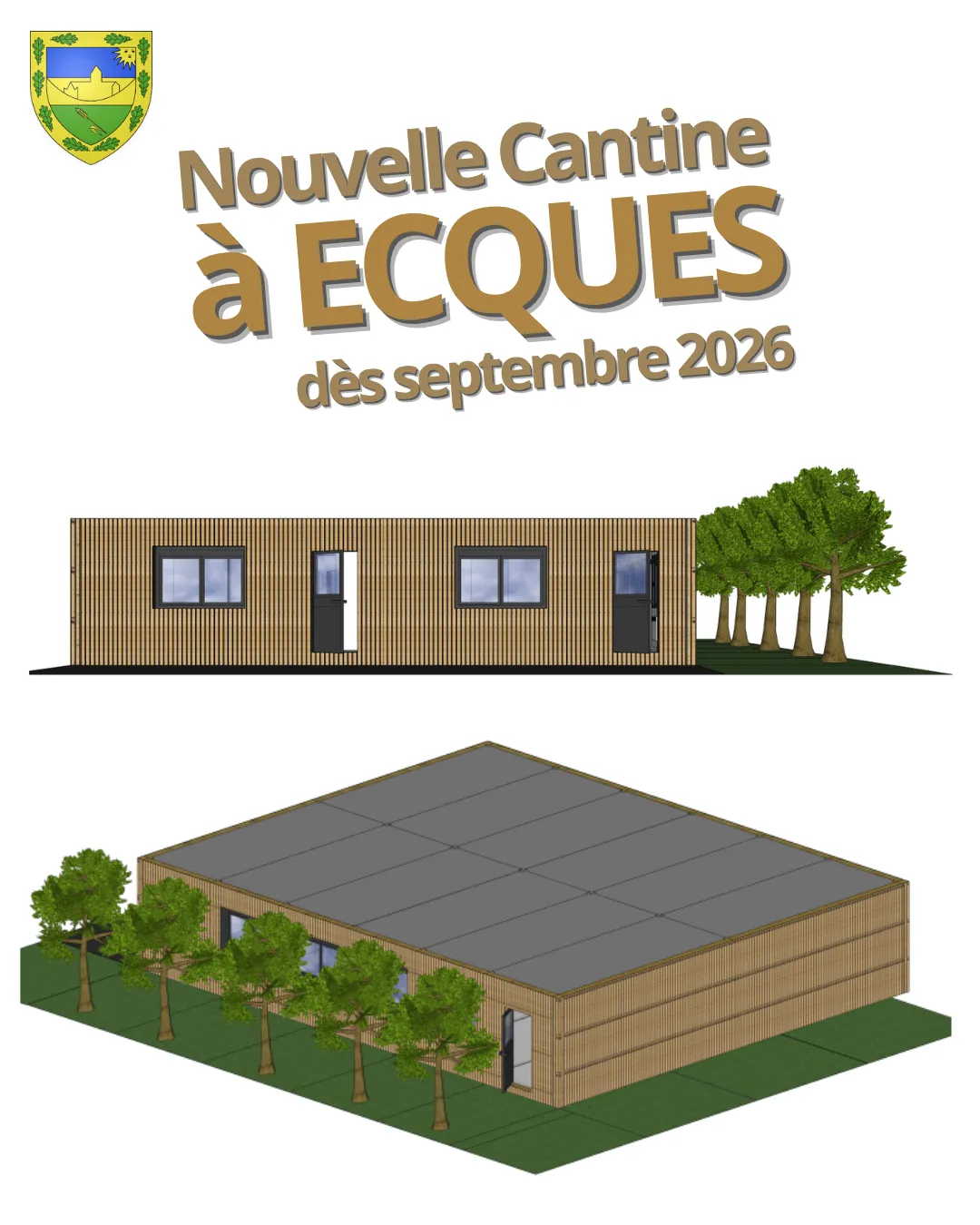 Nouvelle cantine septembre 2026