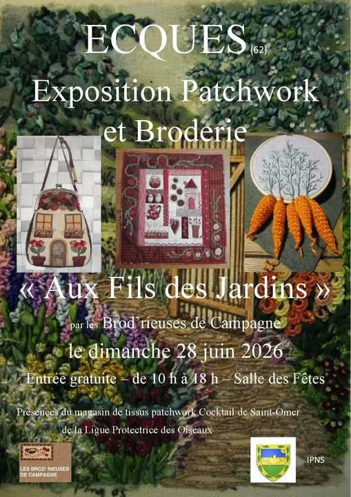 Les Brod’rieuses de Campagne vous donnent rendez-vous pour leur exposition le dimanche 28 juin 2026