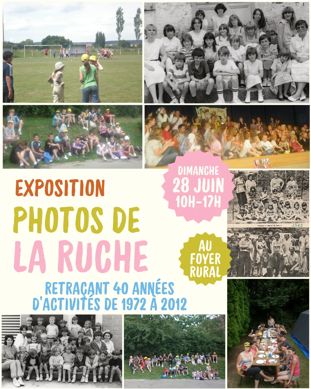 exposition photos la ruche le 28 juin 2026 au foyer rural
