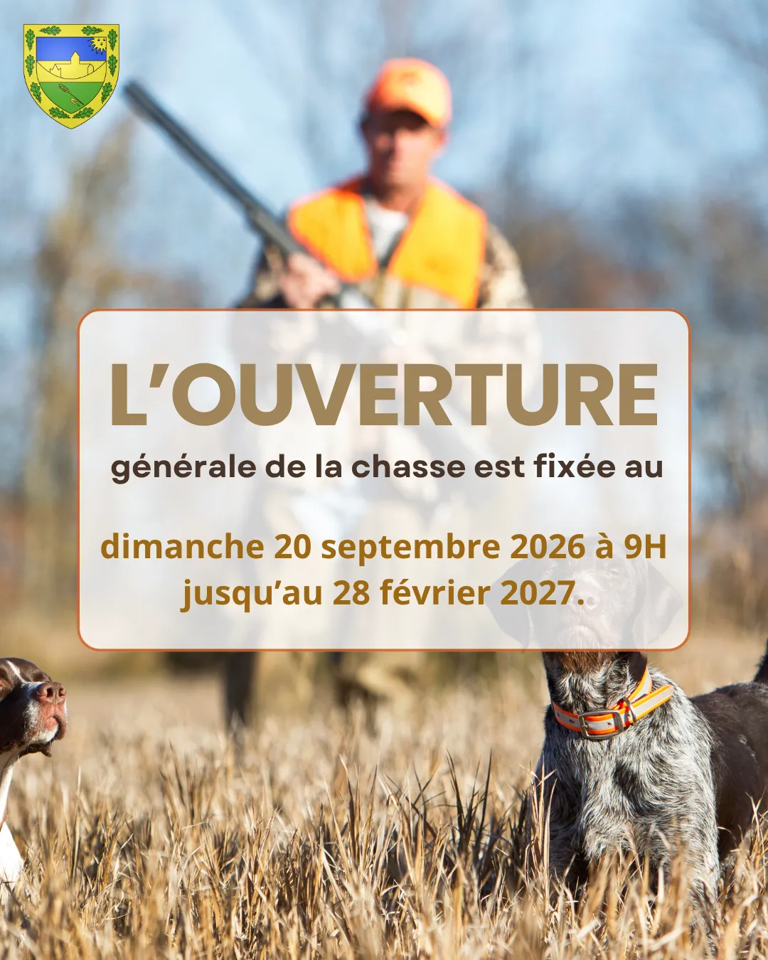 dates ouvertures de la chasse