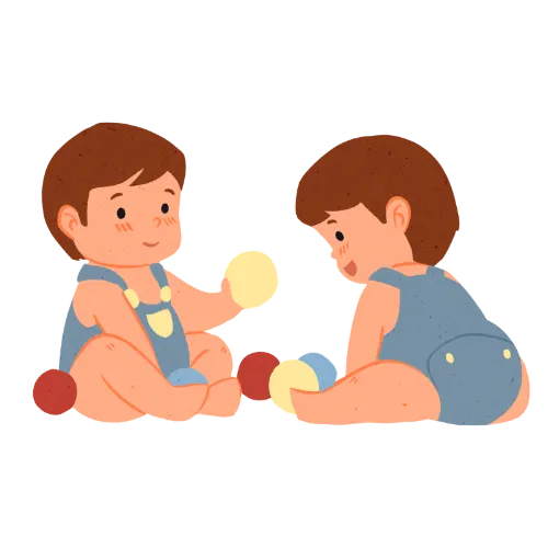 relai-petite-enfance 2 enfants qui jouent dans un relai petit enfance