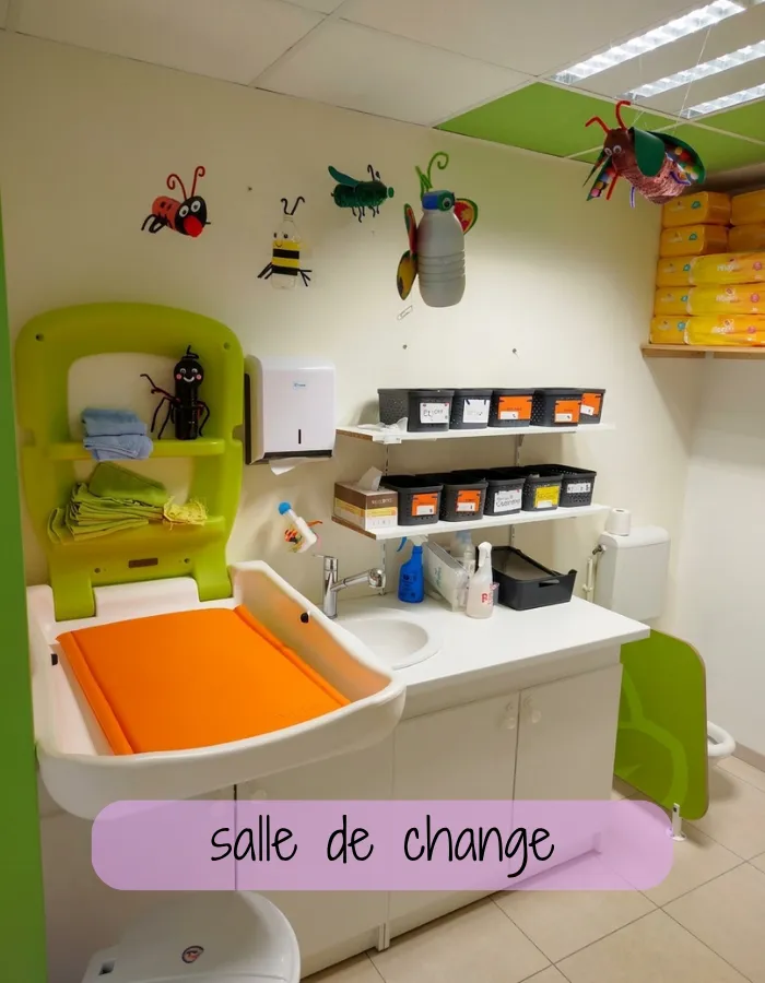 salle de change Maison des Bout'choux