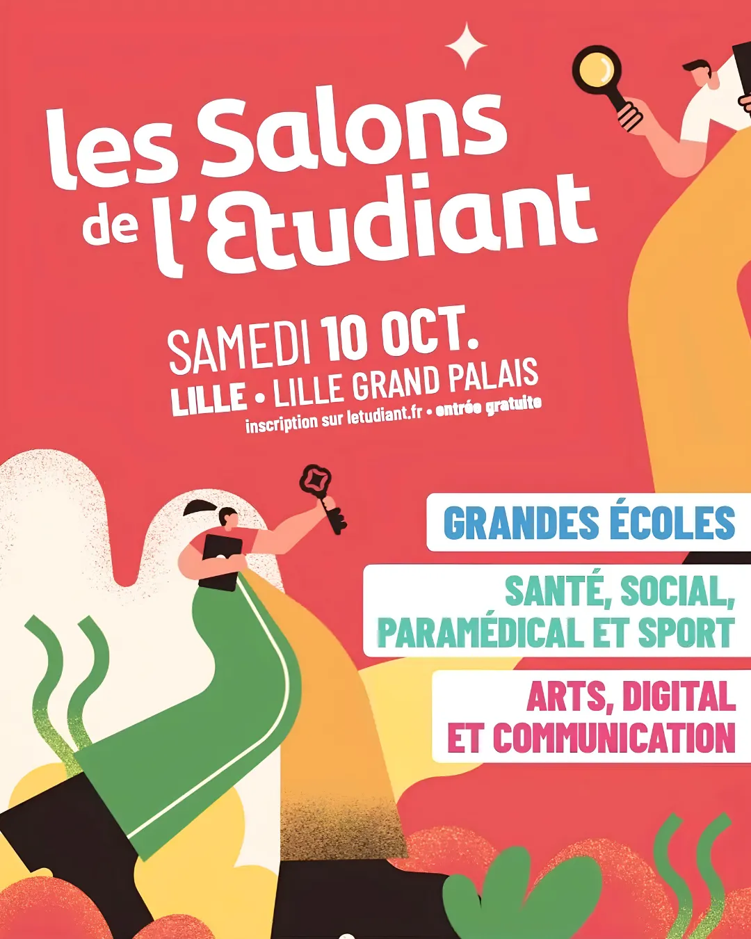 salon de l'étudiant à Lille le 10 octobre
